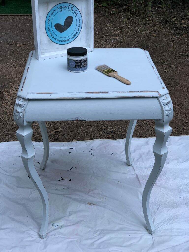 wood table, painted table, grey table, cynthia nessel, create with cynthia, refurbished furniture, repurposed furniture, painted furniture