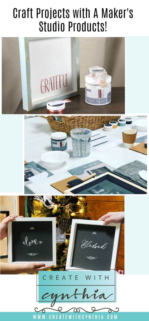 Craft Projects with A Maker's Studio products. | Create With Cynthia