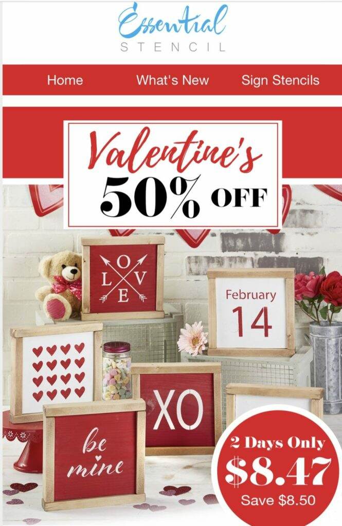 create with cynthia, cynthia nessel, valentine's day sale, valentine's day stencils