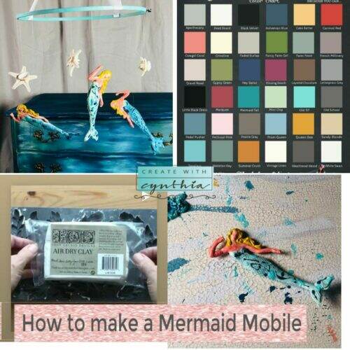 Mermaid mobile on Create With Cynthia