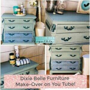 dixie belle, create with cynthia, cynthia nessel, furniture make-over, diy furniture, painted dresser, home decor, diy paint