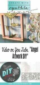 create with cynthia, cynthia nessel, angel artwork diy, angel diy, northern california, redwood city, diy paint, clay paint, chalk paint, iron orchid design