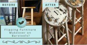 essential stencils, create with cynthia, cynthia nessel, diy paint, chair makeover, furniture makeover, diy, home decor, barstool makeover