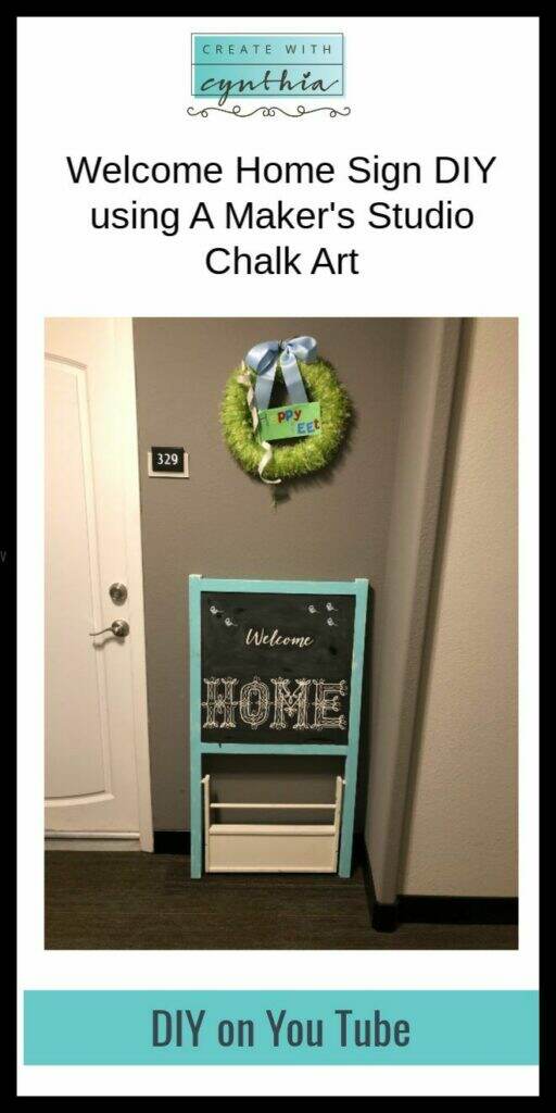 welcome home sign, redwood city, norcal, create with cynthia, cynthia nessel, diy, home decor, northern california, diy craft project, amy howard, a makers studio, craft a beautiful life, enjoy the bragging rights