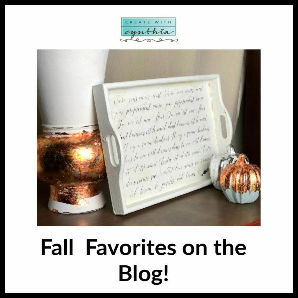 Fall Favorites on Weekly Round Up.