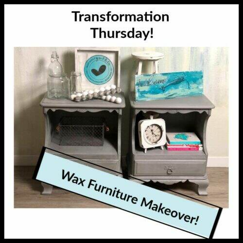 create with cynthia, cynthia nessel, wax furniture makeover, vintage furniture makeover, annie sloan, debi's design diary diy paint, a maker's studio