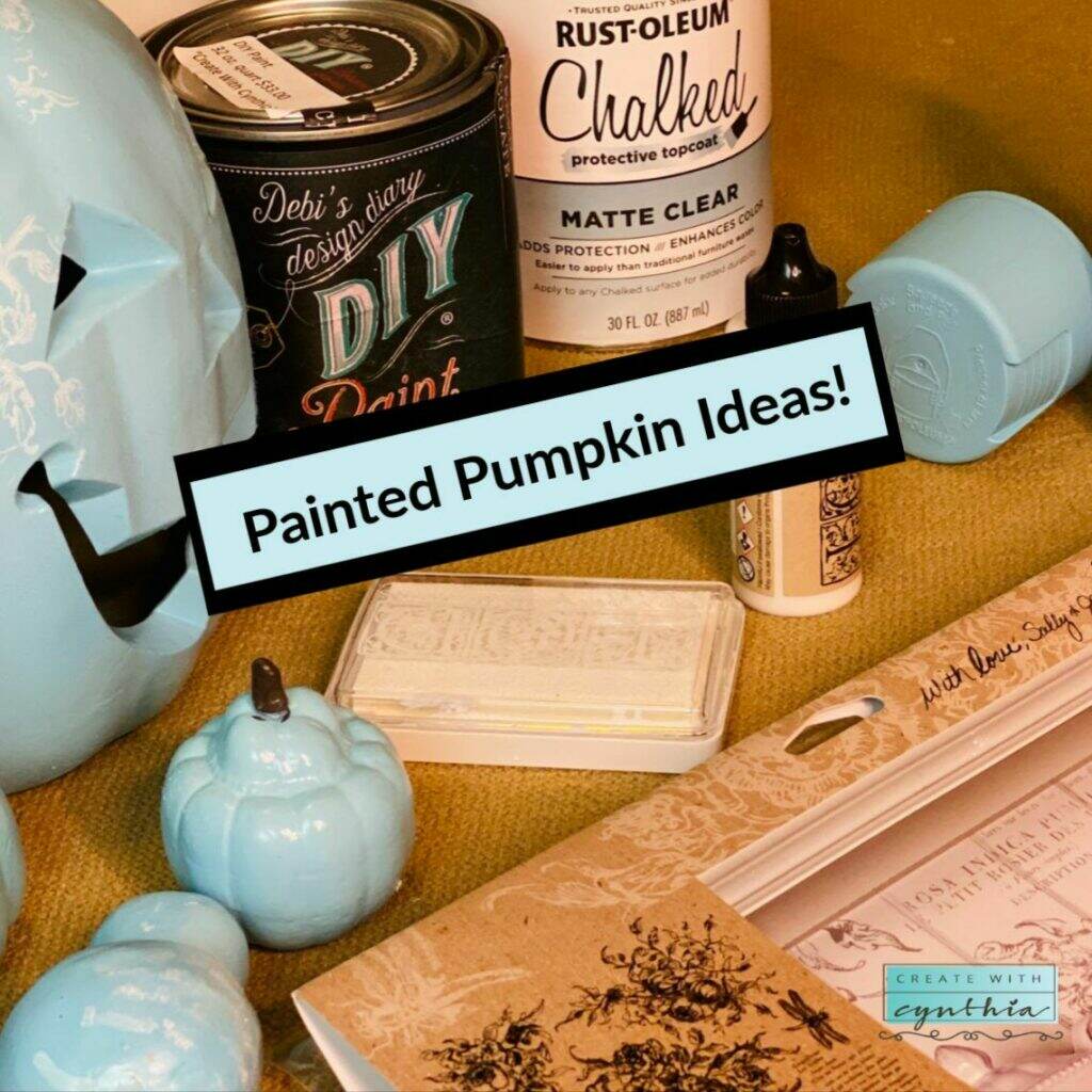 Painted Pumpkin Ideas on the Weekly Round Up.