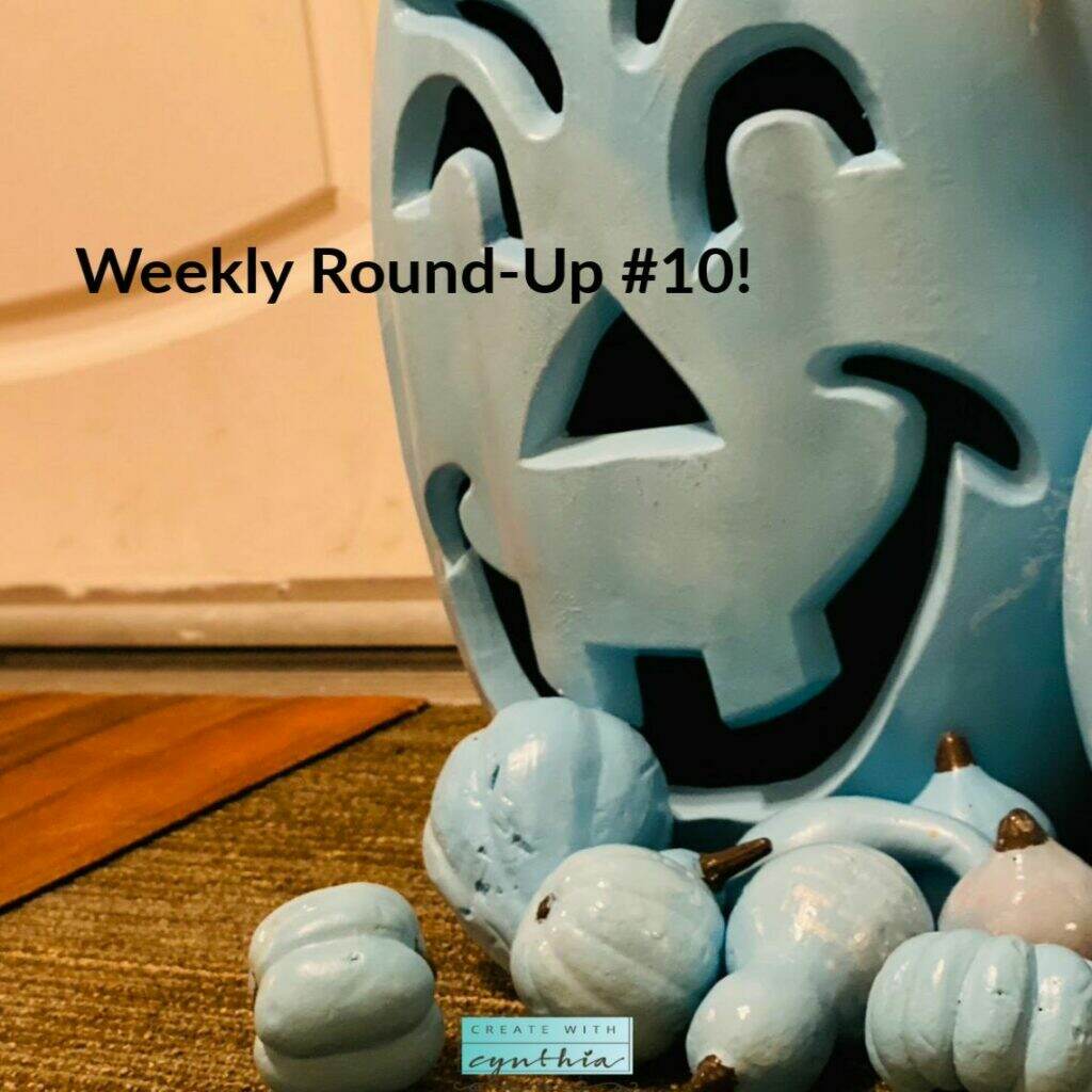 Blue Pumpkins on the Weekly Round Up.