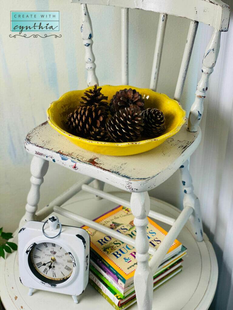 rustic decor, create with cynthia, cynthia nessel, vintage decor, a maker's studio, re-new-al candles, thanksgiving, pinecones, veteran's day, gratefulness, thankful