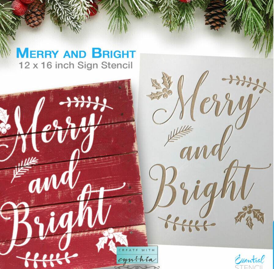 Create with cynthia, cynthia nessel, diy holiday pillow, diy christmas pillow, diy pillow, christmas decor, christmas pillow diy, diy home decor, essential stencils, a maker's studio, craft a beautiful life, enjoy the bragging rights, maker boss