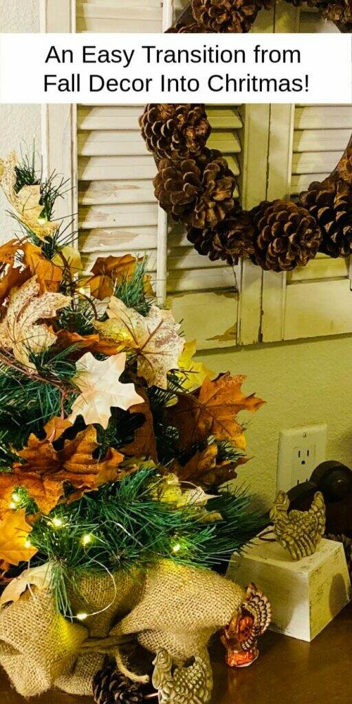 create with cynthia, cynthia nessel, weekly round up, diy home decor, vintage furniture makeover, diy paint, revel, the reveler, pinecone wreath diy, wreath pinecone, pinecone wreath, happiness is homemade, DIY Fall Trees, Fall Decor into Christmas decor