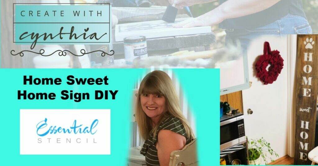 create with cynthia, cynthia nessel, diy wood sign, diy holiday sign, believe,christmas decor, essential stencils, rustoleum,