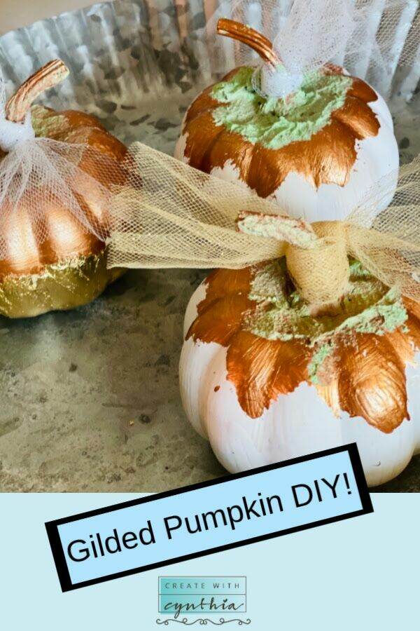 Gilded Pumpkin DIY on the Weekly Round Up.