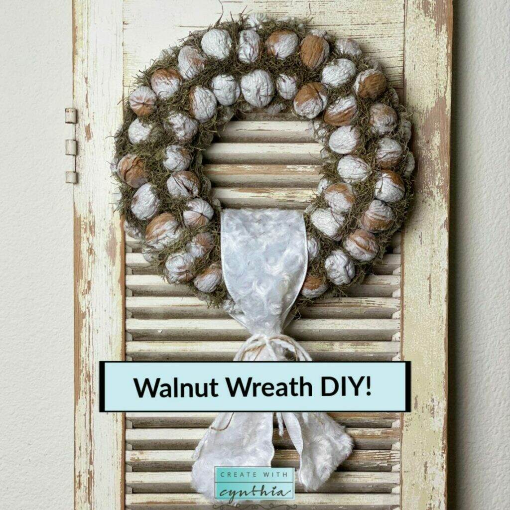 Walnut Wreath DIY,