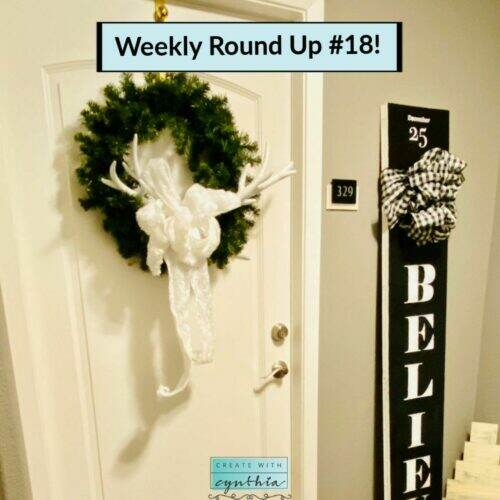 weekly round up, create with cynthia, cynthia nessel, diy home decor, a maker's studio, essential stencils