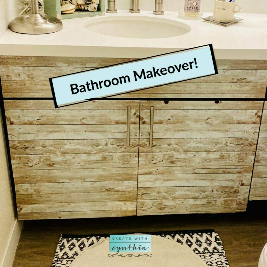 Bathroom Makeover on Weekly Round Up!