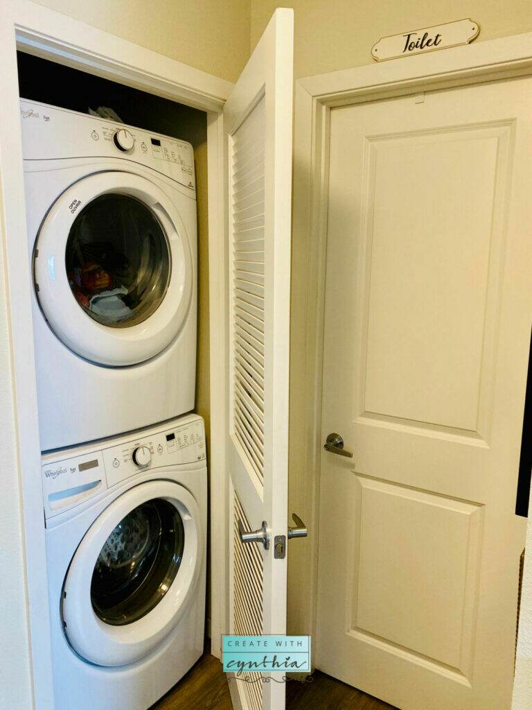 Laundry Closet.