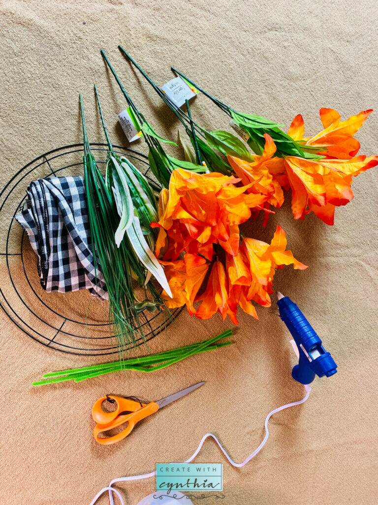 Easy to Make Carrot Wreath on Create With Cynthia!