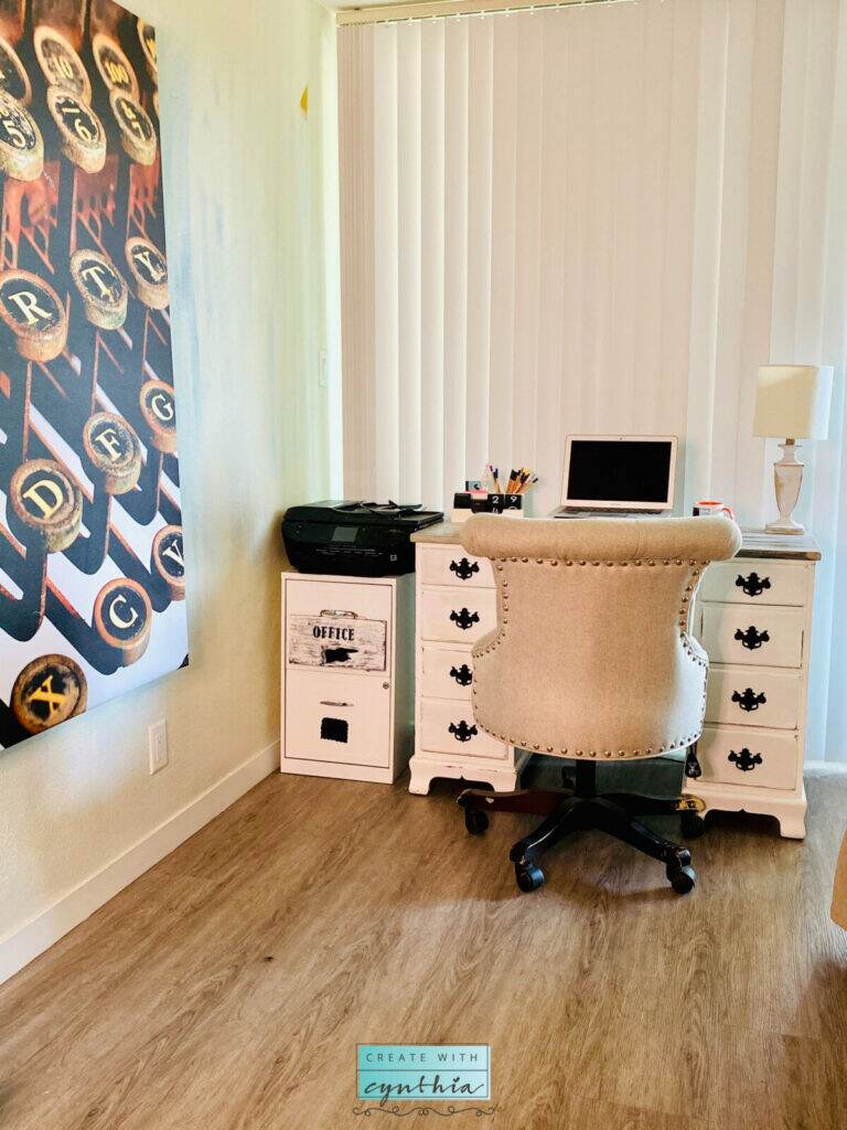 Desk space in the Family Room.