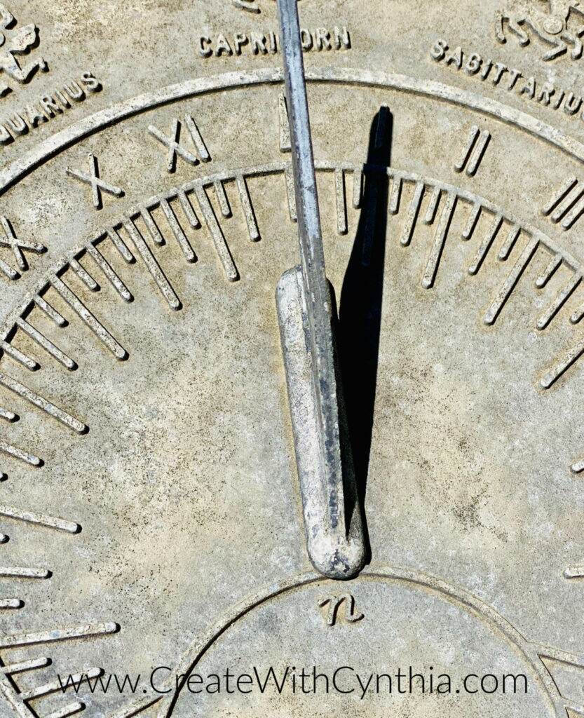 Garden Sundial.