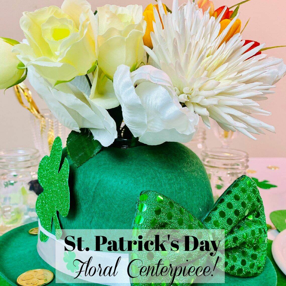 St. Patrick's Day Floral Arrangement! | Create With Cynthia