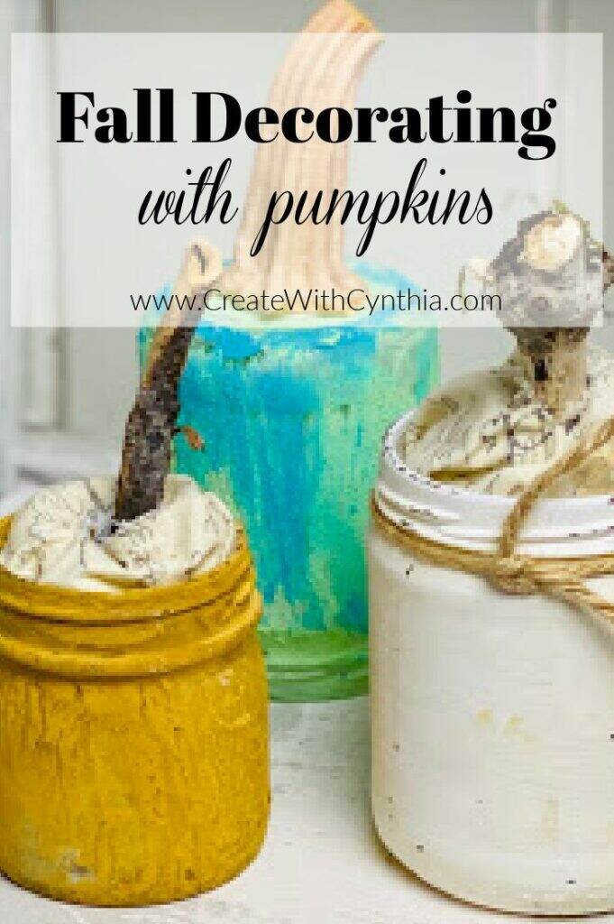 Easy Fall Decorating with Pumpkins on Create With Cynthia